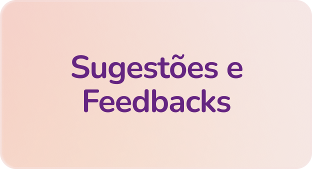 Banner clicável: Sugestões e Feedbacks